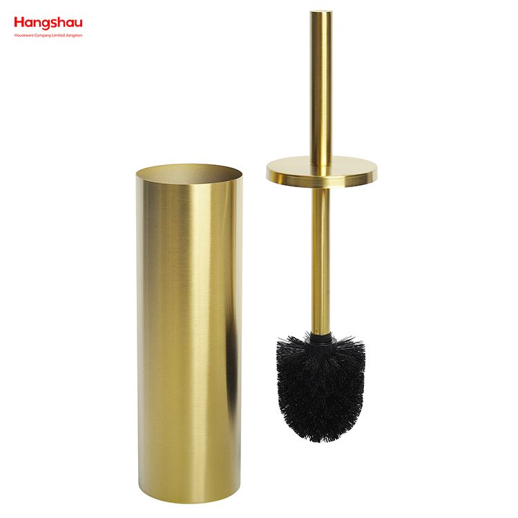 Golden stainless steel toilet brush Golden stainless steel toilet brush