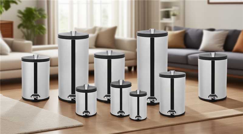 Polishing Household Waste Bin Polishing Household Waste Bin
