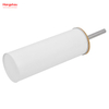 Iron Round Bamboo-Handled Toilet Brush Home Bathroom Toilet Brush
