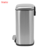 5L Indoor Stainless Steel Metal Dustbin/toilet Waste Bin With Pedal Trash Can Hotel Rubbish Bin
