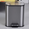 Large Capacity 5l Hotel Dual Garbage Can Stainless Steel Dustbin Custom Printed Metal Foot Pedal Trash Can