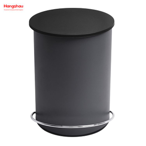 3L Household Plastic Foot Pedal Dust Bins Patent Design Pedal Waste Bin For Indoor Trash Can Bathroom Trash Can Simple Dustbin Garbage Can