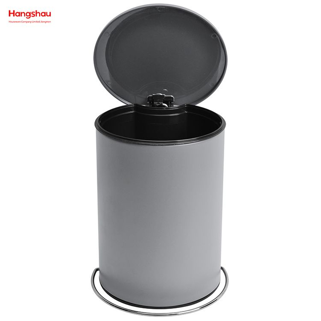 3L Household Pedal Waste Bin For Indoor Trash Can Bathroom Trash Can Morden Style Dustbin Garbage Can Plastic Simple Foot Pedal Dust Bins Patent Design 