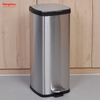 Hotel Bedroom Trash Can Hot Selling 30l Stainless Steel Rubbish Bin With Pedal Feature For Kitchen Storage