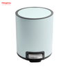 3L Bathroom Simple Dustbin Garbage Can Trash Can Bedroom Household Plastic Foot Pedal Dust Bins Office Pedal Waste Bin For Indoor Trash Can Small 