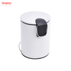 3L Bathroom Simple Dustbin Garbage Can Trash Can Bedroom Household Plastic Foot Pedal Dust Bins Patent Design Pedal Waste Bin For Indoor Trash Can Small 