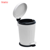 5L Metal Powder Coating Household Pedal Waste Bin Dust Bins Morden Style Dustbin Garbage Can For Indoor Trash Can Bathroom Trash Can