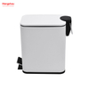 5L Waste Bin Dust Bins Pedal Morden Style Dustbin Garbage Can Household Square Bathroom Trash Can For Indoor Trash Can Metal 