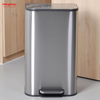 High Quality Household Kitchen Trash Bin with A Large Capacity of 30 Liters Hotel Foot Operated Trash Bin