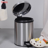 5L Morden Style Stainless Steel Pedal Bin Waste Bin Trash Bin Dustbin With Black Inner Bucket Trash Can