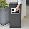 30L Rectangle Wholesale Square ashtray Dustbin With An Ashtray In The Hotel Lobby Stainless Steel Trash Can Ashtrays in public places Waste Bins Smoking area trash can