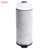 10L Household Stripe Printing Pedal Waste Bin DustBin Bathroom Trash Can Metal Morden Style Dustbin Garbage Can Lid Powder Coating For Indoor Trash Can