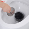 Metal Standing Toilet Brush with Holder Plastic Brush Cleaning Set Stainless Steel Matte Bathroom Toilet 