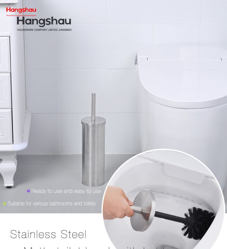 stainless steel toilet brush