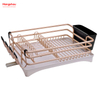Kitchen Stand Dish Rack Countertop Dish Rack Cup Holder Aluminum Alloy Dish Rack over Sink Organizer Metal Drying Plastic Dish Tray Rack 