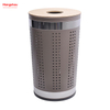 Large Home Storage Basket Laundry Hamper Metal Laundry Basket with Lid Washing Storage Dirty Clothes Laundry Basket 