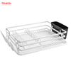 White Plastic Dish Tray Rack Kitchen Stand Dish Rack Countertop Dish Rack Cup Holder Aluminum Alloy Dish Rack over Sink Organizer Metal Drying 