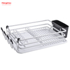 Kitchen Dish Rack Cup Holder Aluminum Alloy Dish Rack Metal Drying Plastic Dish Tray Rack over Sink Organizer Stand Dish Rack Countertop 