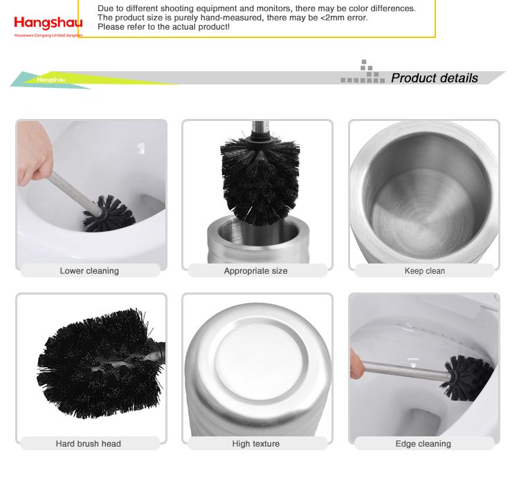 Metal toilet brush