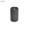 Brushed And Graphite Grey Lacquer Spraying Stainless Steel Complete Bathroom Lotion Bottle Dispenser Foam Pump Soap Bottle Bathroom Accessories Luxury Set