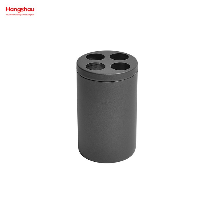 Brushed And Graphite Grey Lacquer Spraying Stainless Steel Complete Bathroom Lotion Bottle Dispenser Foam Pump Soap Bottle Bathroom Accessories Luxury Set