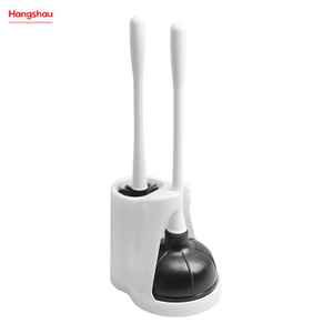 Toilet Plunger And Brush Economical Toilet Brush And Plunger Set Combo With 2 In 1 Toilet Bowl Brush Plunger Set With Holder 