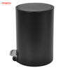 Bathroom Trash Can Household Dust Bins Indoor Trash Can Powder Coating Pedal Waste Bin Kitchen Garbage Can Metal Morden Style Dustbin