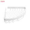 White Aluminium Bathroom Corner Rack With Metal Shower Caddy Bath Storage Rack Wall Shelf Wall Mounted Bracket