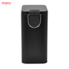 Hotel Dust Bin Foot Pedal Dustbin With Rubbish Bin Garbage Kitchen Office Trash Can Iron Rectangular Pedal Bin 
