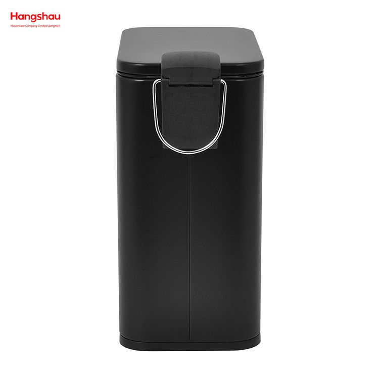 Hotel Dust Bin Foot Pedal Dustbin With Rubbish Bin Garbage Kitchen Office Trash Can Iron Rectangular Pedal Bin 