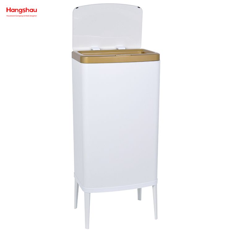 55L Smart Kitchen Rubbish Dust Trash Can Induction Waste Bins Sensor Automatic Dustbin Plastic Garbage Bin 