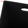 16L Square Open Top Trash Bin with Leather Layer