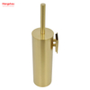 Golden Lacquer Spraying Household Bathroom Stainless Steel 304 Wall-mounted Toilet Brush Holder