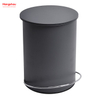 3L Plastic Simple Foot Pedal Household Pedal Waste Bin For Indoor Trash Can Bathroom Metal Trash Can Powder Coating Morden Style Dustbin Garbage Can Dust Bins Patent Design 