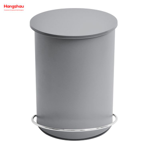 3L Household Pedal Waste Bin For Indoor Trash Can Bathroom Trash Can Morden Style Dustbin Garbage Can Plastic Simple Foot Pedal Dust Bins Patent Design 
