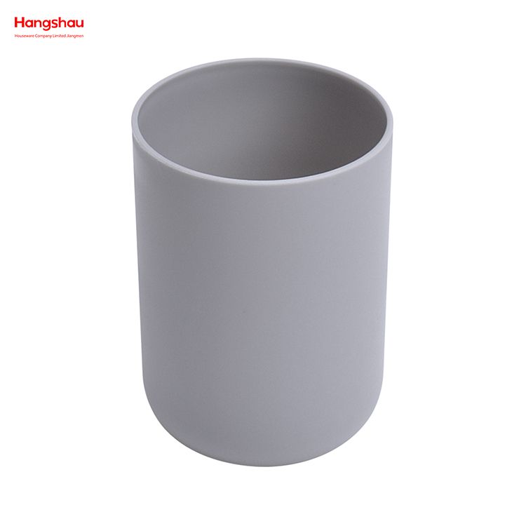 Plastic Bathroom Lotion Bottle Dispenser Foam Pump Soap Bottle Complete Bathroom Plastic Trash Can Toilet Brush Accessories Luxury Set 