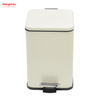 5L Square Bathroom Trash Can Morden Style Dustbin Garbage Can Waste Bin Dust Bins For Indoor Trash Can Metal Powder Coating Household Pedal 