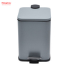 5L Square Bathroom Trash Can Morden Style Dustbin Garbage Can Metal Powder Coating Household Pedal Waste Bin Dust Bins For Indoor Trash Can 