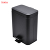 5L Square Bathroom Trash Can Waste Bin Dust Bins For Indoor Trash Can Metal Powder Coating Household Pedal Morden Style Dustbin Garbage Can