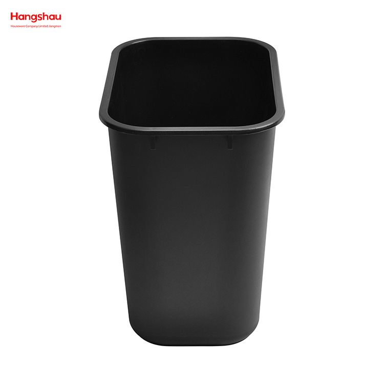 13L Plastic Household Kitchen Bar Opening Simple Trash Bin without Lid Garbage Bin Open Top Dustbin 