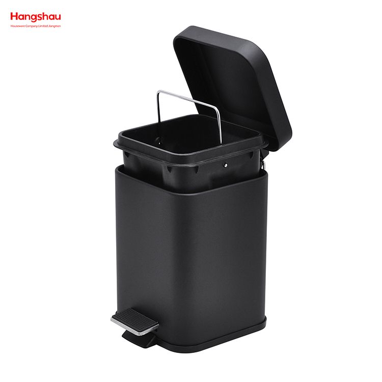 Square Office Pedal Bin