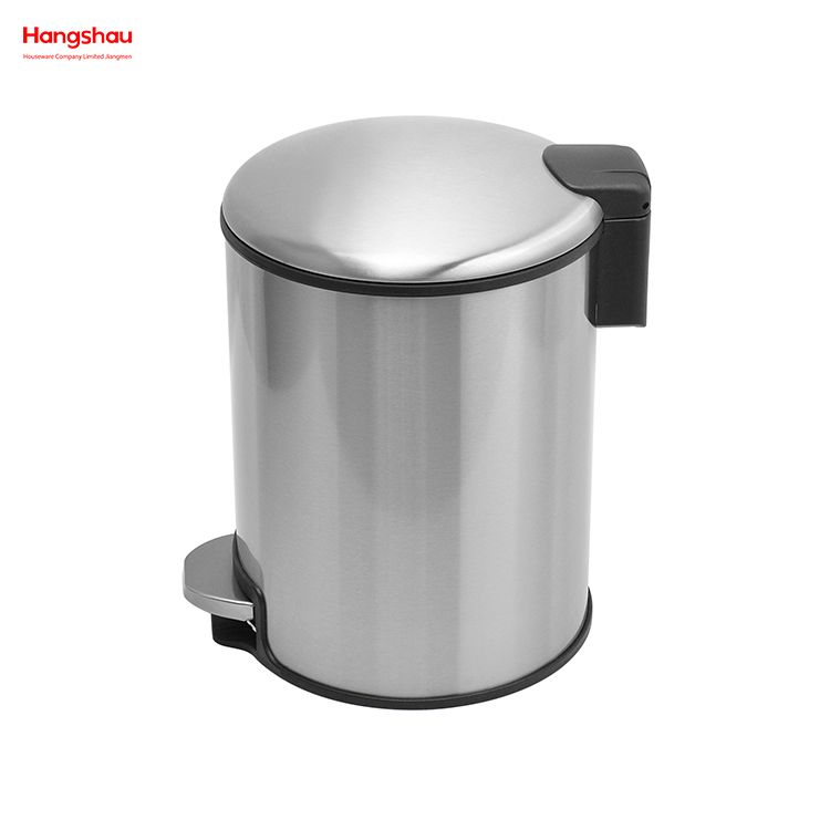 5L Hotel Room with Soft Closi Household Bathroom Inner Bucket Trash Bin with Step Pedal for Office And Kitchen Use Waste Bins Genre Dustbin Garbage Can