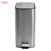 11.5L Stainless Steel Rectangular Pedal Bin Hotel Dust Bin Foot Pedal Dustbin With Rubbish Bin Garbage For Kitchen Hotel Office Trash Can
