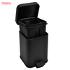 Bathroom/bedroom/office 3L Stainless Steel Square Pedal Bin with Soft Close Device High Quality Trash Can with Foot Pedal Dustbin Pedal Bin Garbage Can