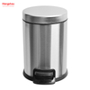 3L Patent Design Household Pedal Waste Bin For Indoor Trash Can Foot Pedal Bathroom Metal Trash Can Powder Coating Morden Style Dustbin Garbage Can Dust Bins 