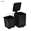 Popular 6L High Quality Trash Can with Foot Pedal for Bathroom/bedroom/office Dustbin Pedal Bin Garbage Can