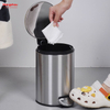 Hotel/Home/Bathroom Footpedal Stainless Steel Garbage Bin Household Pedal Bin Bathroom Trash Bin
