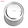 5L Hotel Room Round Swing Lid Metal Trash Bin Waste Bin Dustbin Steel Recycle Bin Metal Trash Can With Cover Lid
