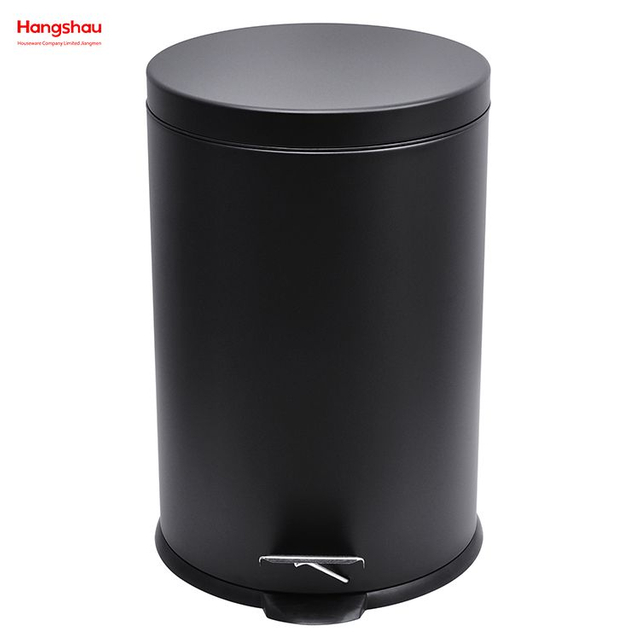 20L Household Dust Bins For Indoor Trash Can Powder Coating Pedal Waste Bin Bathroom Trash Can Metal Morden Style Dustbin Kitchen Garbage Can 