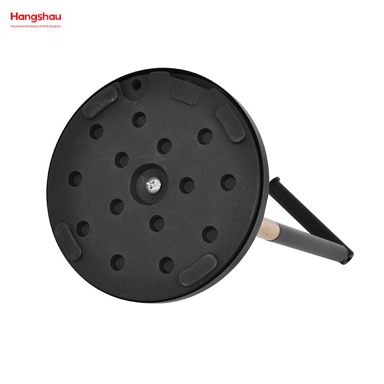 Iron Round Base 7-Shaped Tissue Holder New Design Tissue Holder Bamboo And Metal Segmented Tissue Holder